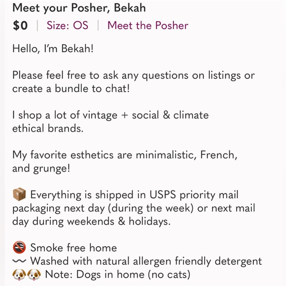 Meet your Posher, Bekah - Picture 3 of 3